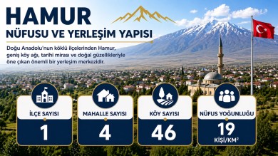 Hamur Nüfusu ve Yerleşim Yapısı
