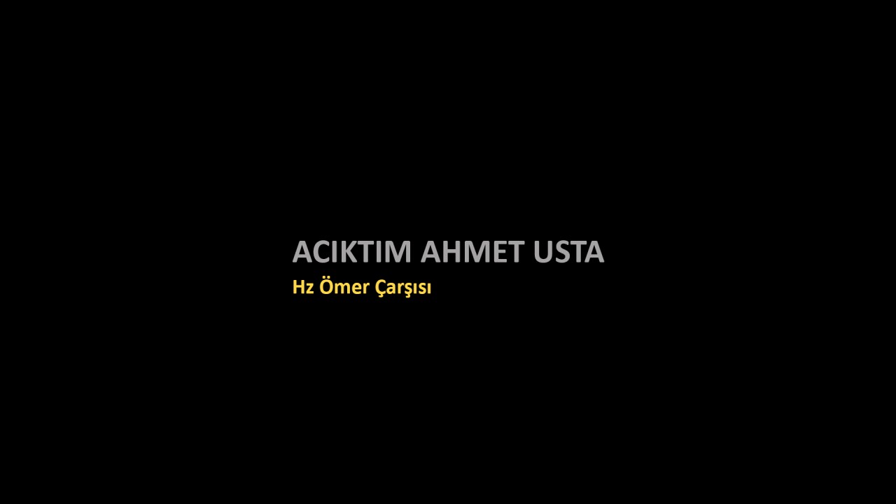 Acıktım Ahmet Usta