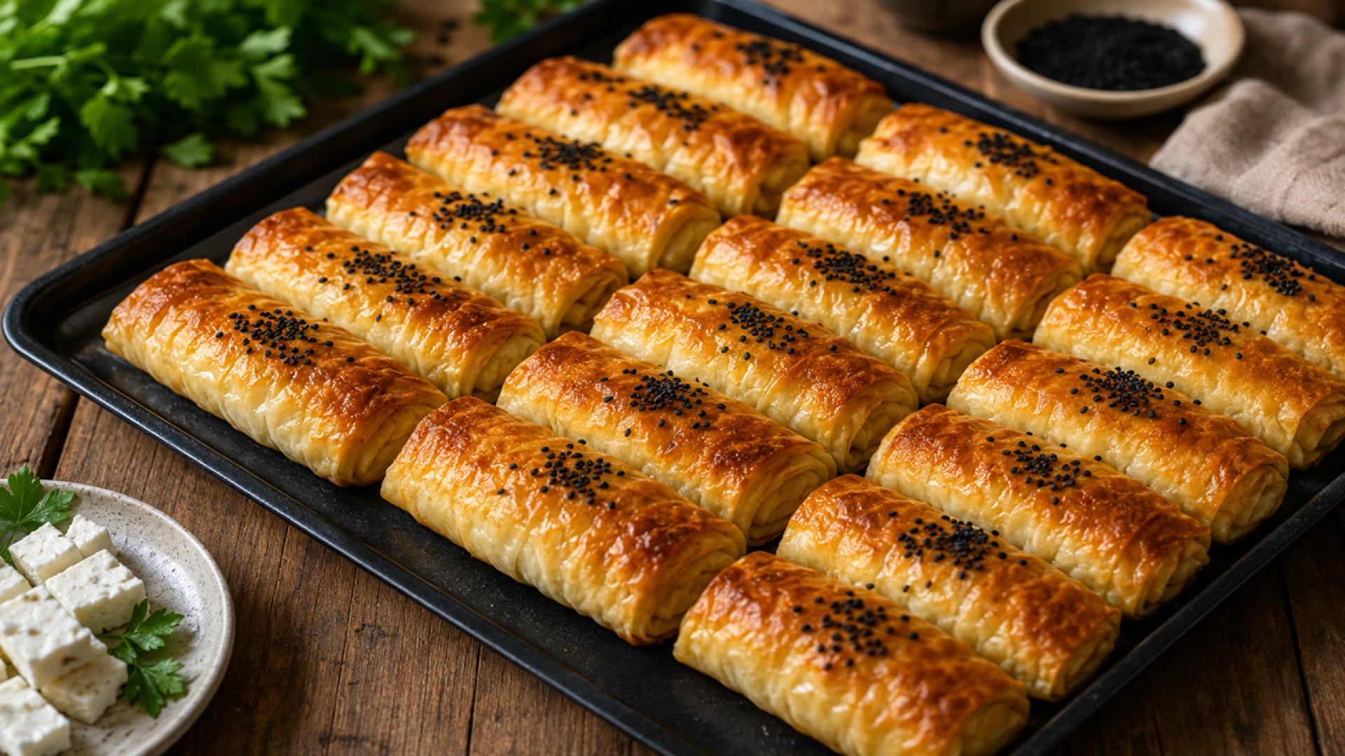Çıtır Rulo Börek Tarifi Dışı Kıtır Kıtır, İçi Yumuşacık Lezzet