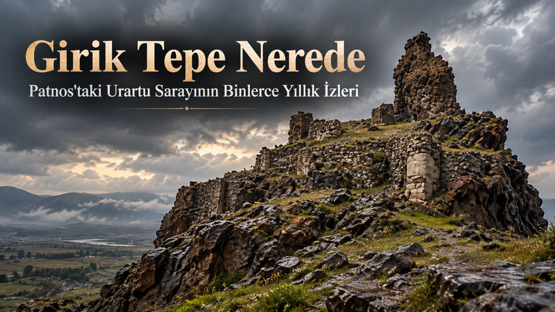Patnos’ta Bir Sarayın Külleri Kaldı Girik Tepe’nin Urartu Hikayesi