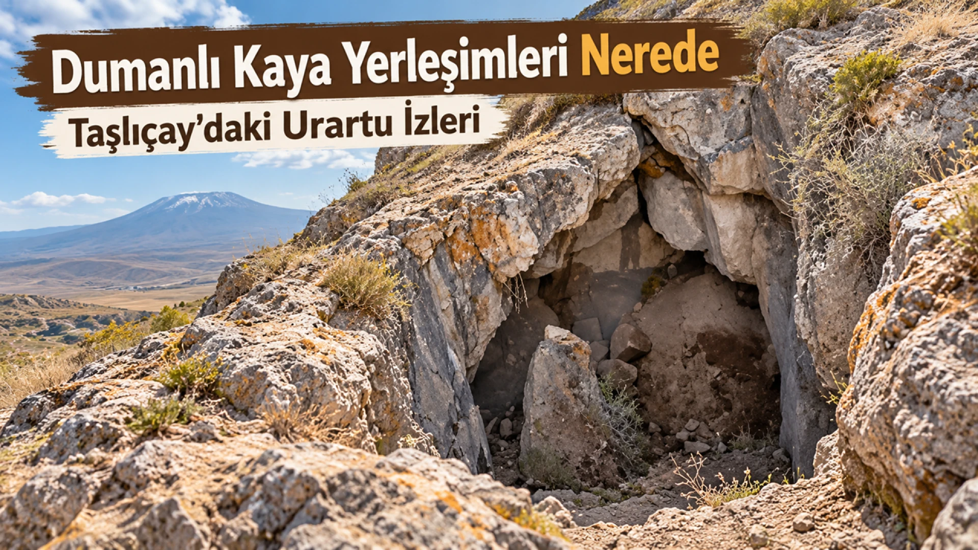 Taşlıçay'ın Kayalara Oyulmuş Urartu Hafızası Dumanlı Köyü'nde Neler Var
