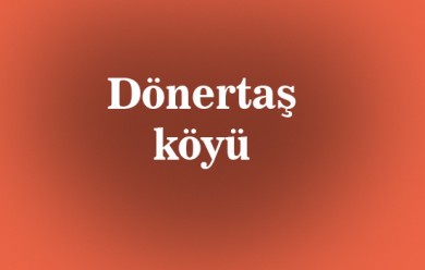Dönertaş ( Kale ) Tutak
