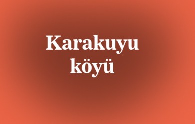 Karakuyu ( Qereqü ) Tutak