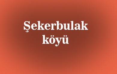 Şekerbulak (Tutak)