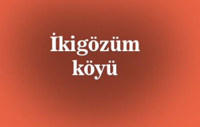 İkigözüm Tutak